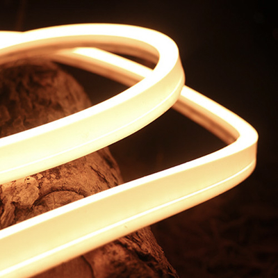 5W 15W Polyurethane Flexible Neon Strip IP68 Warm White 3500K 12mm X 20mm