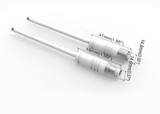 2PIN LED Strip Connector IP67 For Aston EVIS WHT