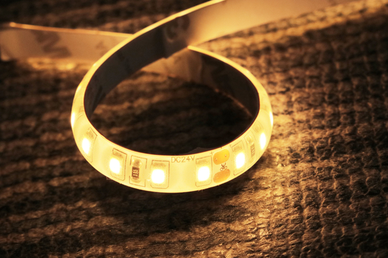 SMD 2835 LIGHT STRIPS 3000K IP65 PU COATED DC24V SDCM 3  in bathroom, kitchen