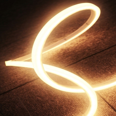IP67 Polyurethane Neon Strip 10mm X 10mm  3 side emitting Top Bend 5 Years Warranty