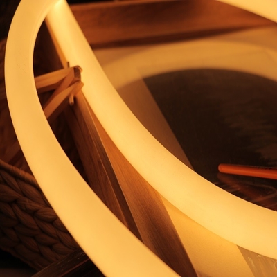 3D Bending 24V 360 Deg Luminous Uniformity LED Strip Light White IP65 Waterproof