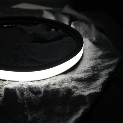 Matt Black Surface Top Bending Outdoor Silicone Neon Strip IP67 DC24V Waterproof