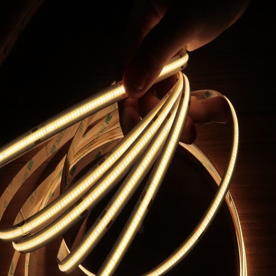Free Cut  24V COB LED Strip Light White Color CRI90 IP20 For Indoor Decoration