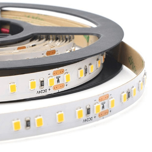 Warm White SMD LED Strip Light 2835LED 24V DC CRI90 CE SDCM3