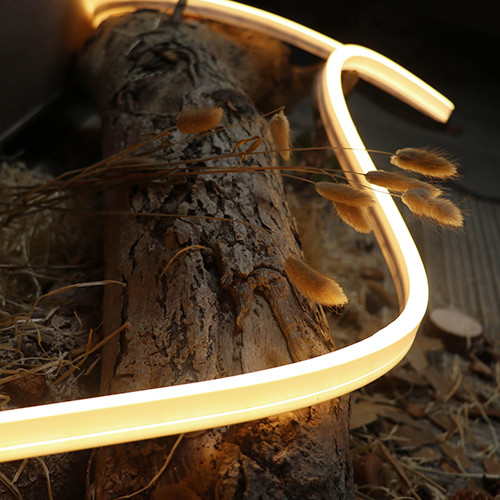 3000K Polyurethane Flexible Neon Strip IP68 Warm White DC24V for  indoor & outdoor applications.
