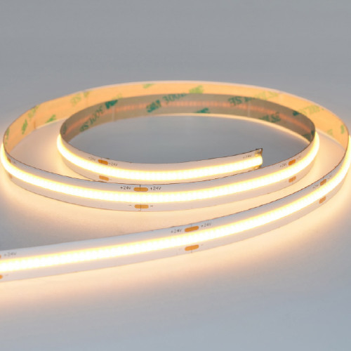 Dot Free COB LED Strip Light Warm White CRI90 IP20 For Indoor
