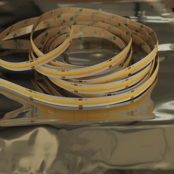 Free Cut  24V COB LED Strip Light White Color CRI90 IP20 For Indoor Decoration