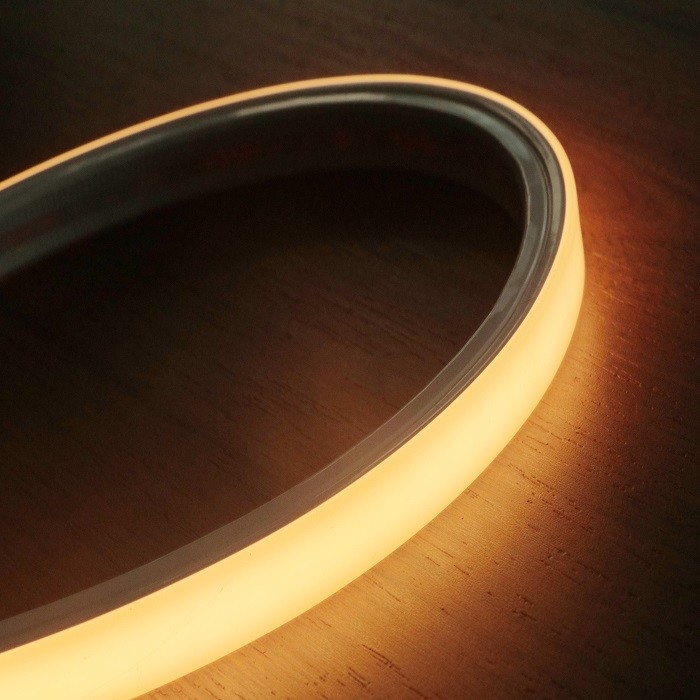 DC24V IP67 Side Bending 2700K-5300K Silicone Neon Strip Decorate Lighting