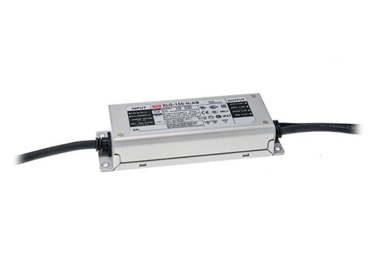 Aluminum Constant Power Mode LED Driver 150W DC24V 6.25A IP67